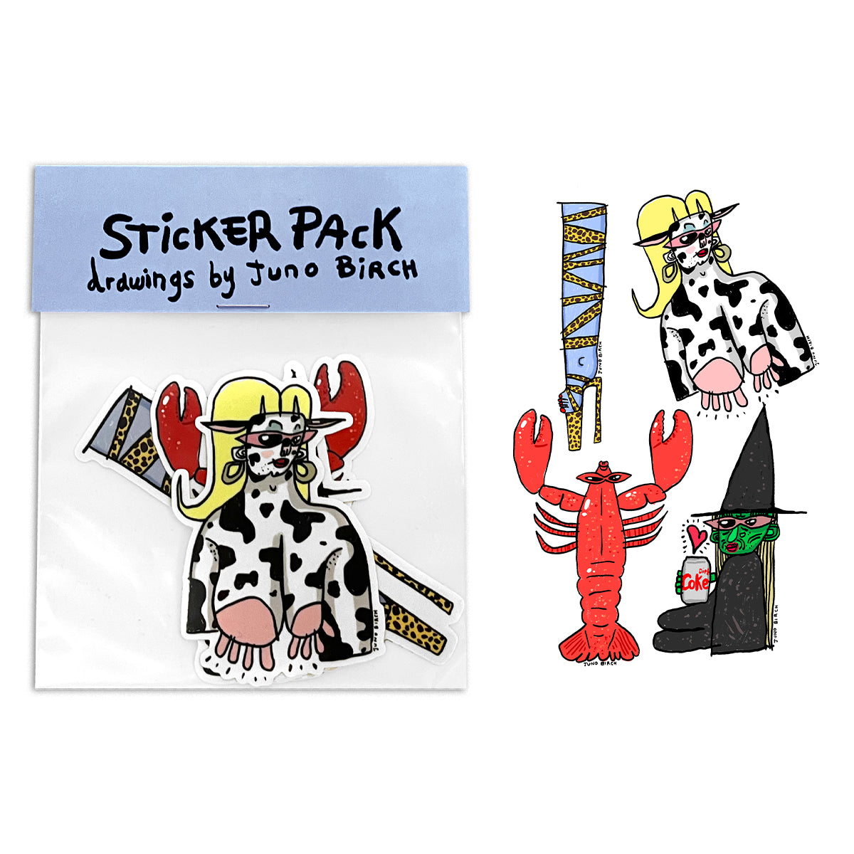 Blue Sticker Pack
