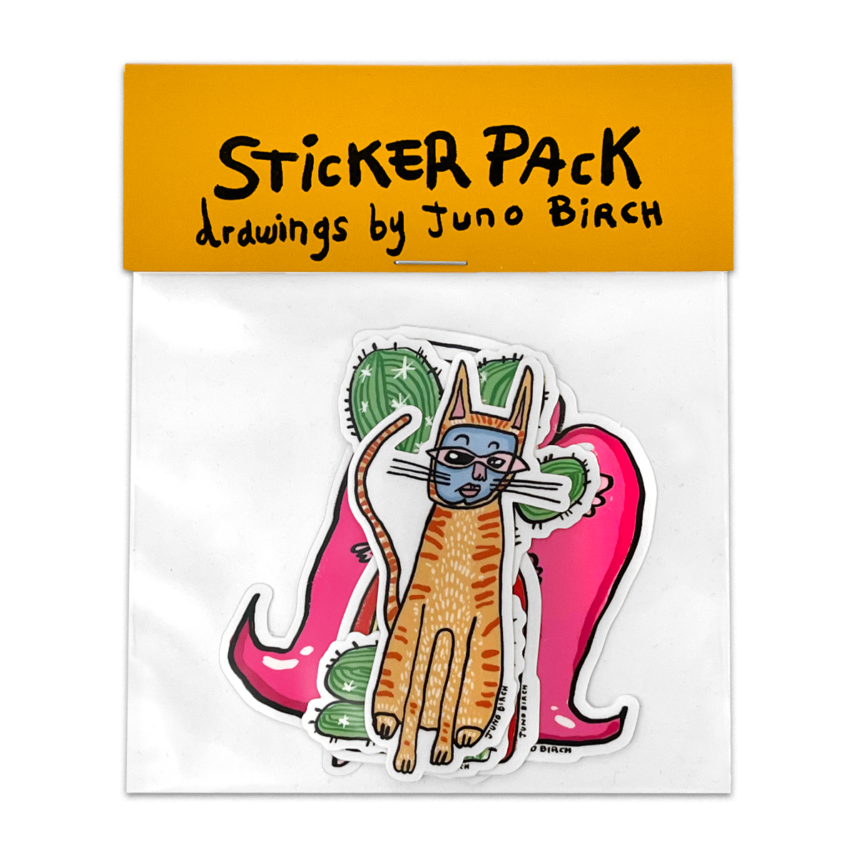 Orange Sticker Pack