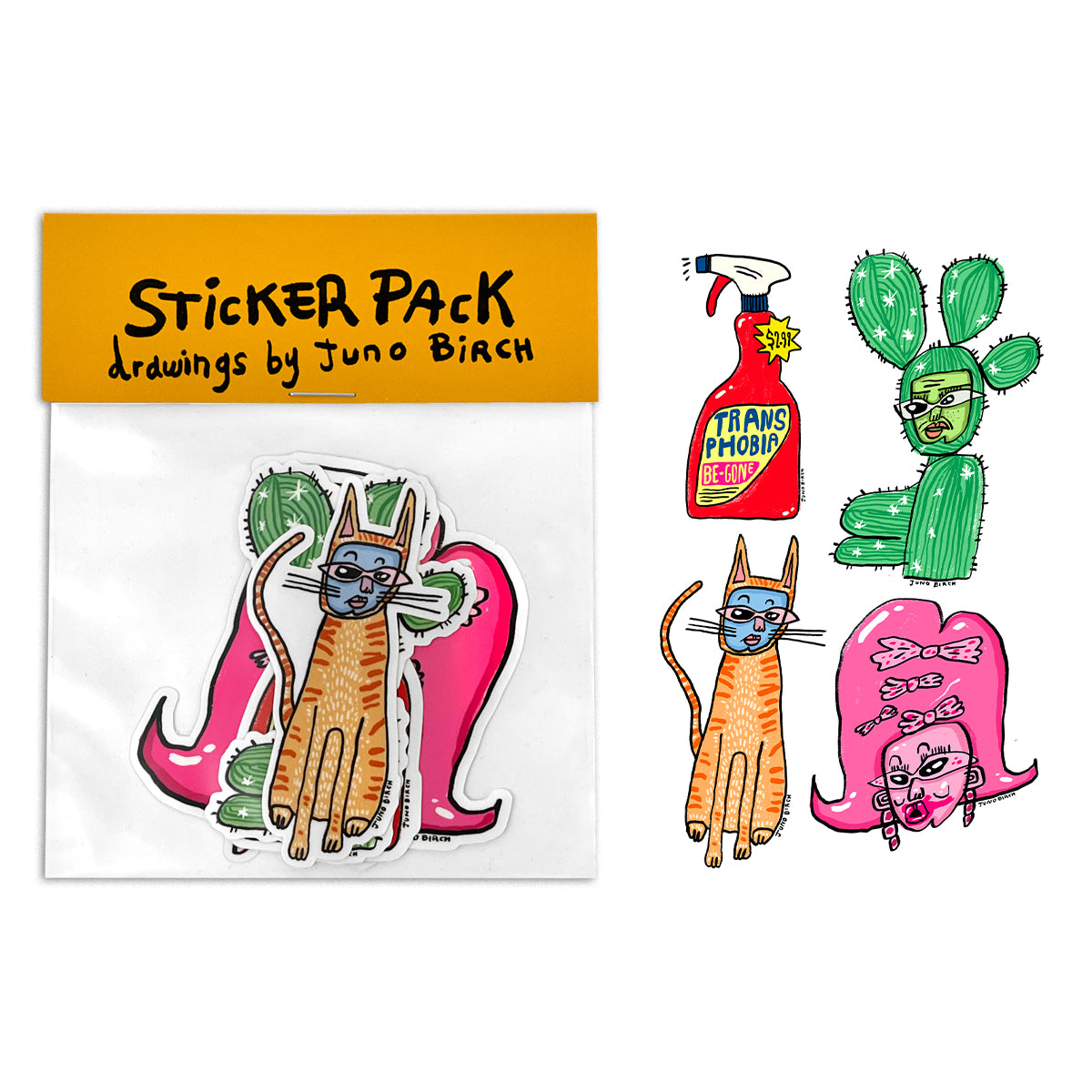 Orange Sticker Pack